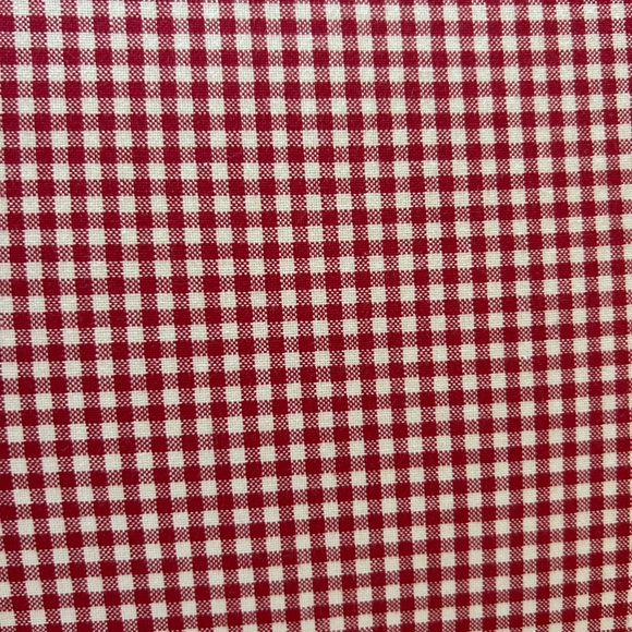 Red Gingham Table Lamp Shade - Picture 4 of 4